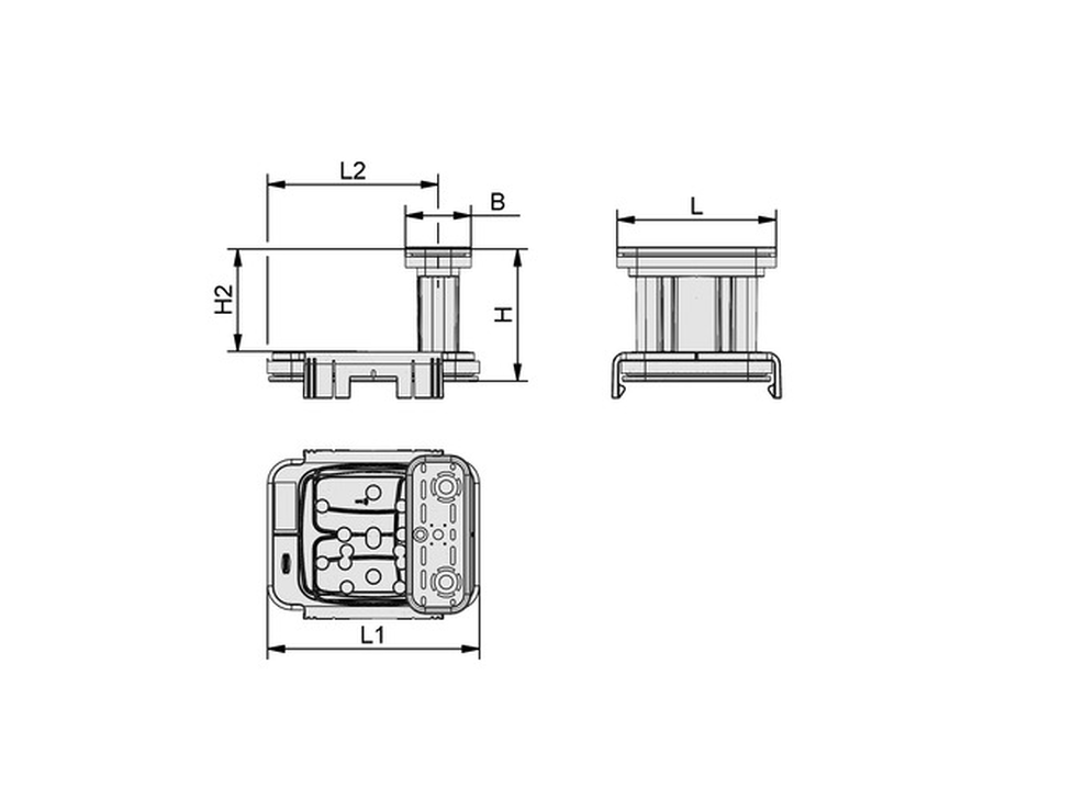 Vakuový blok VCBL-K1-PRO 130x30x100 mm