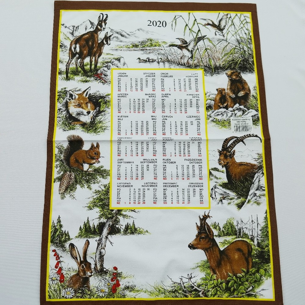 kalendář nástěnný lovecký