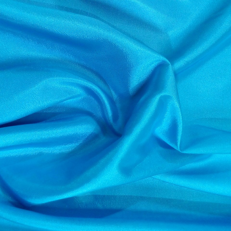 Taft modrý