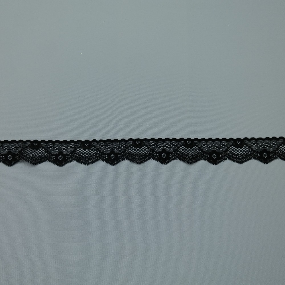 krajka elast. černá 3,5cm