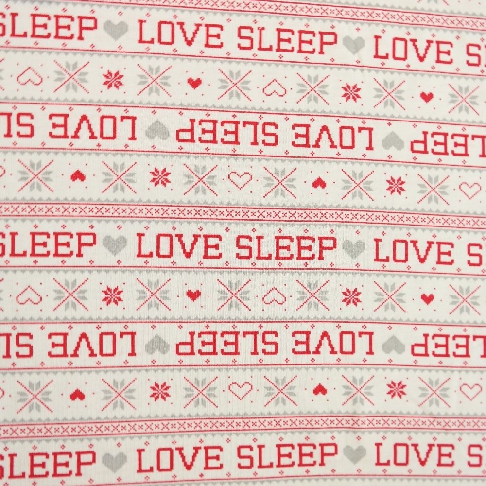 úplet love sleep č/b