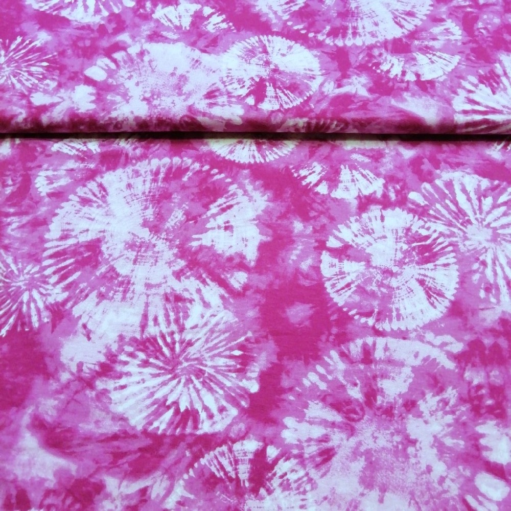 úplet růžová batika