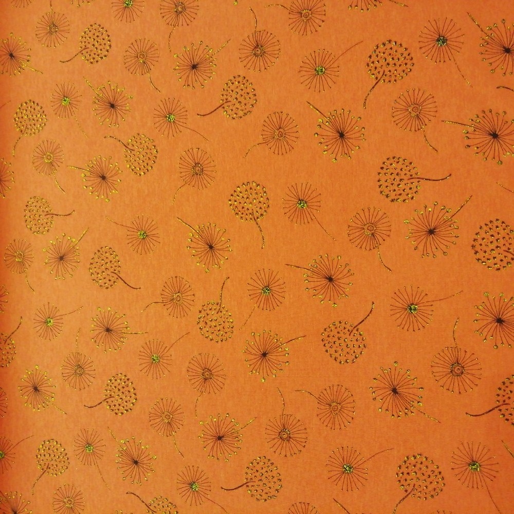 úplet počesaný oranžový zlaté pampelišky