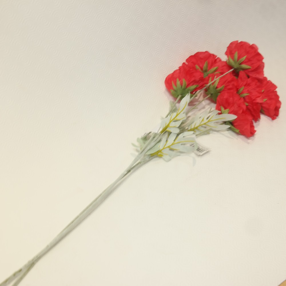 vlčí máky umělá květina 70 cm