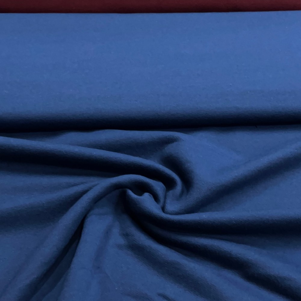 teplákovina modrá, PES/BA, š. 180 cm