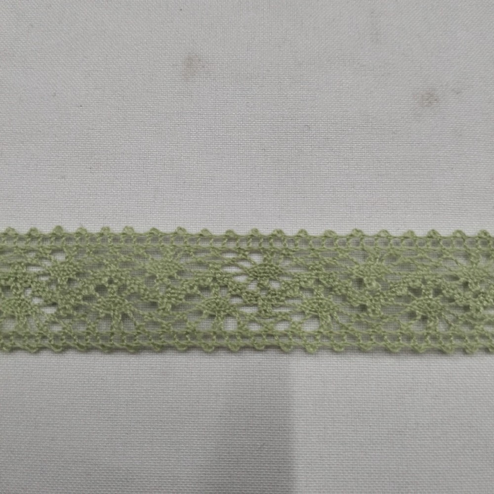 krajka sv. zelená, š. 2,5 cm