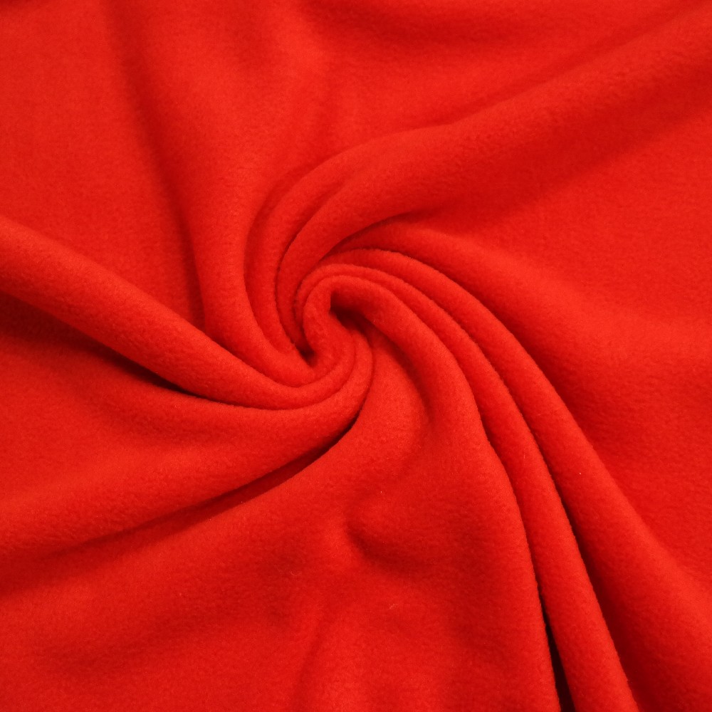 fleece červený