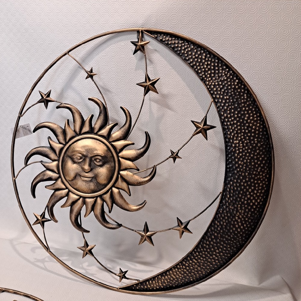 slunce kov dekorace prům.75cm
