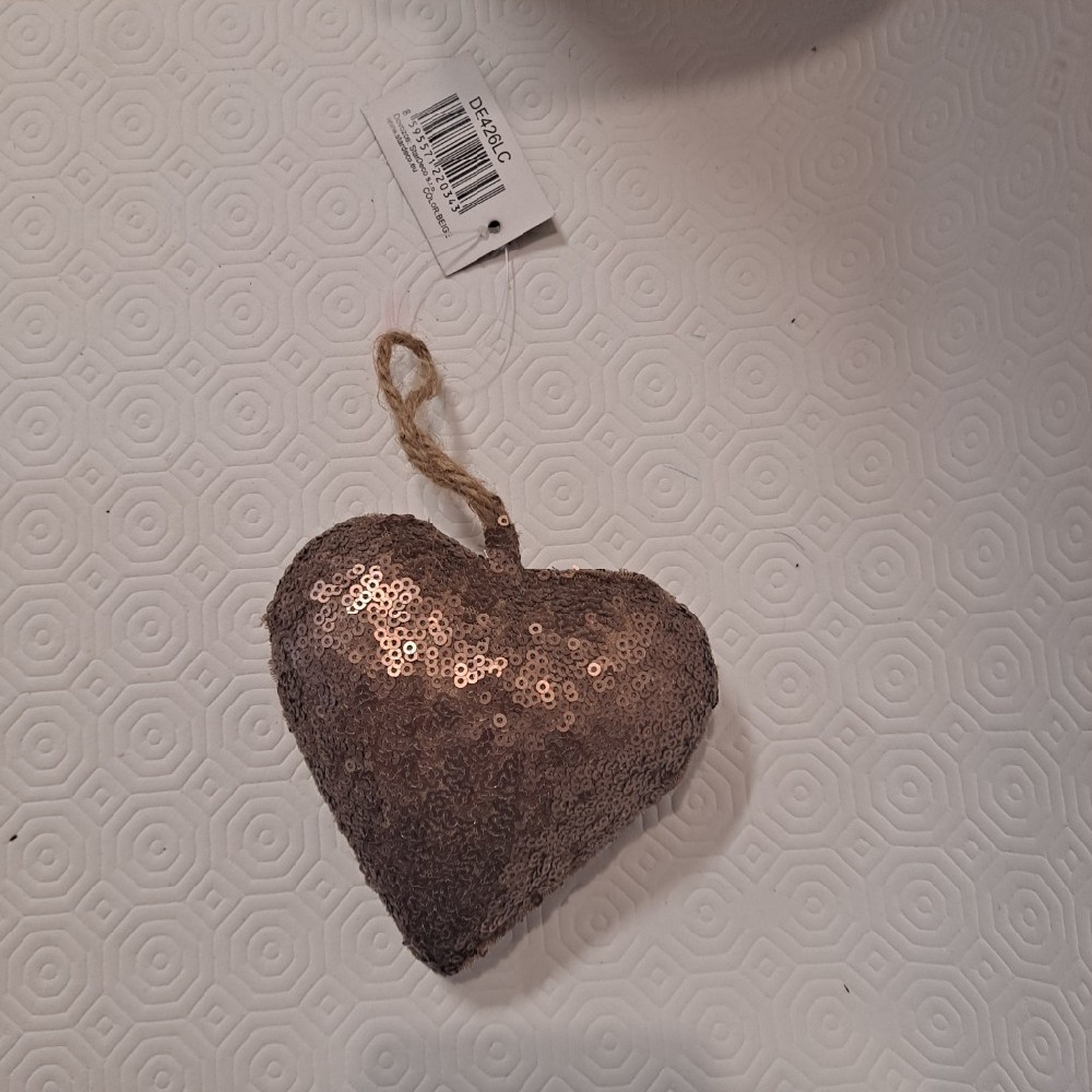dekorace srdce 10cm