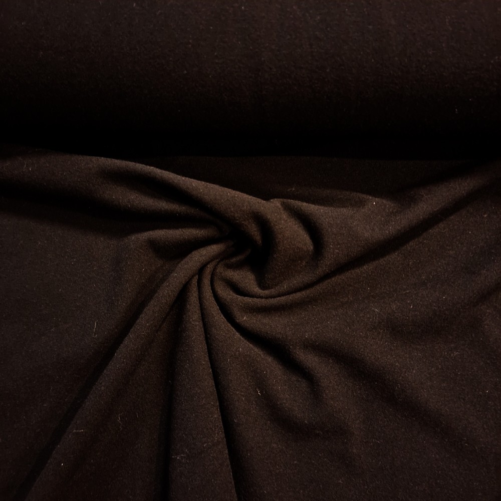 kalhotovina černá elastická počesaná