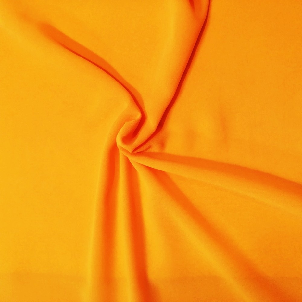 šifon, PES,svítivá oranžová, š. 150 cm