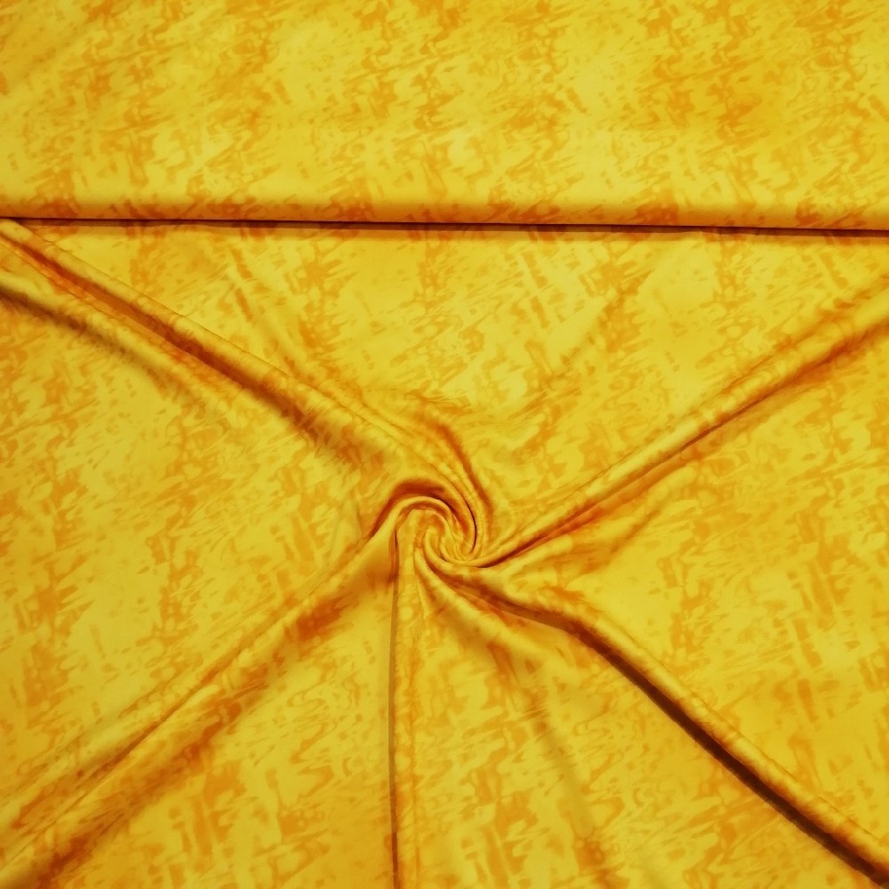 úplet, PES, žluto oranžový, š. 150 cm