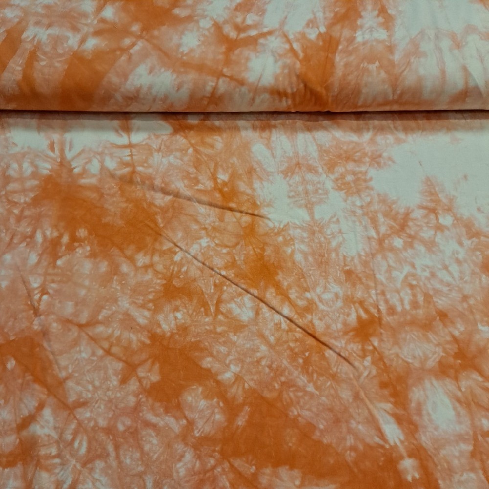 Bavlna satén oran.batika š.145