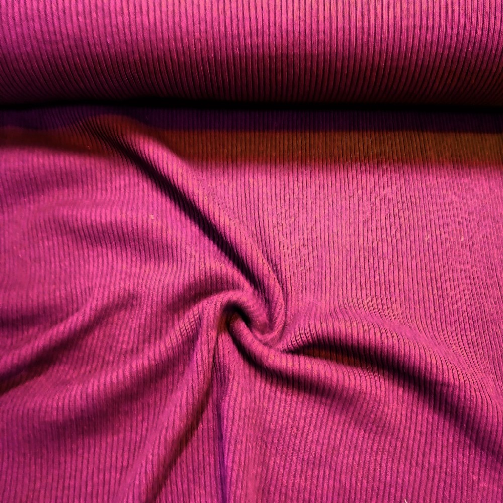 žebro/svetrovina, fialový, PES, š. 65 cm