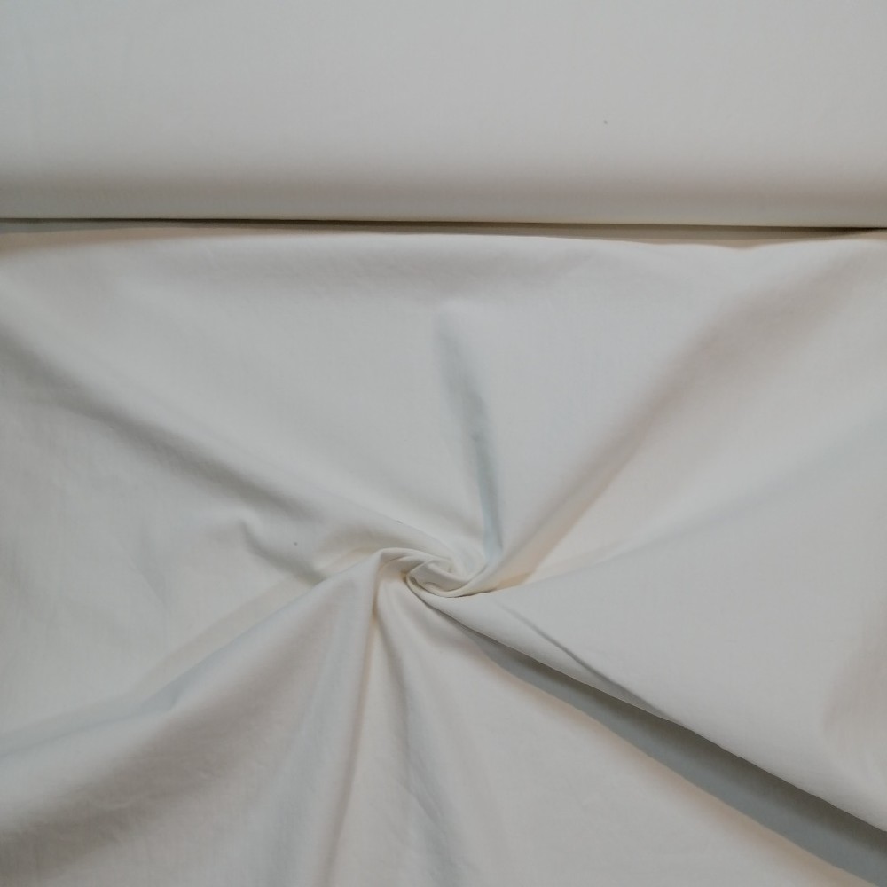 kalhotovina, bílá, PES/EL, š. 140 cm