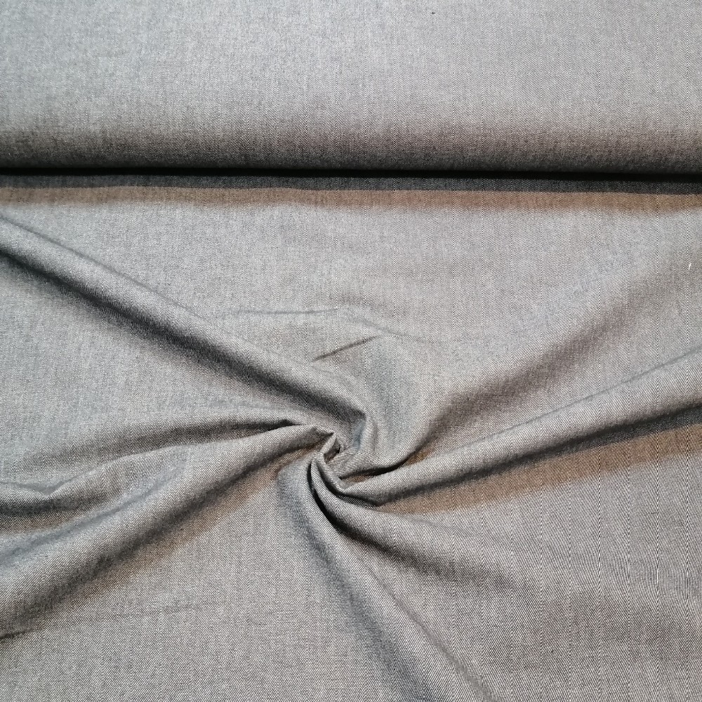 kalhotovina, šedá, PES/EL, š. 160 cm