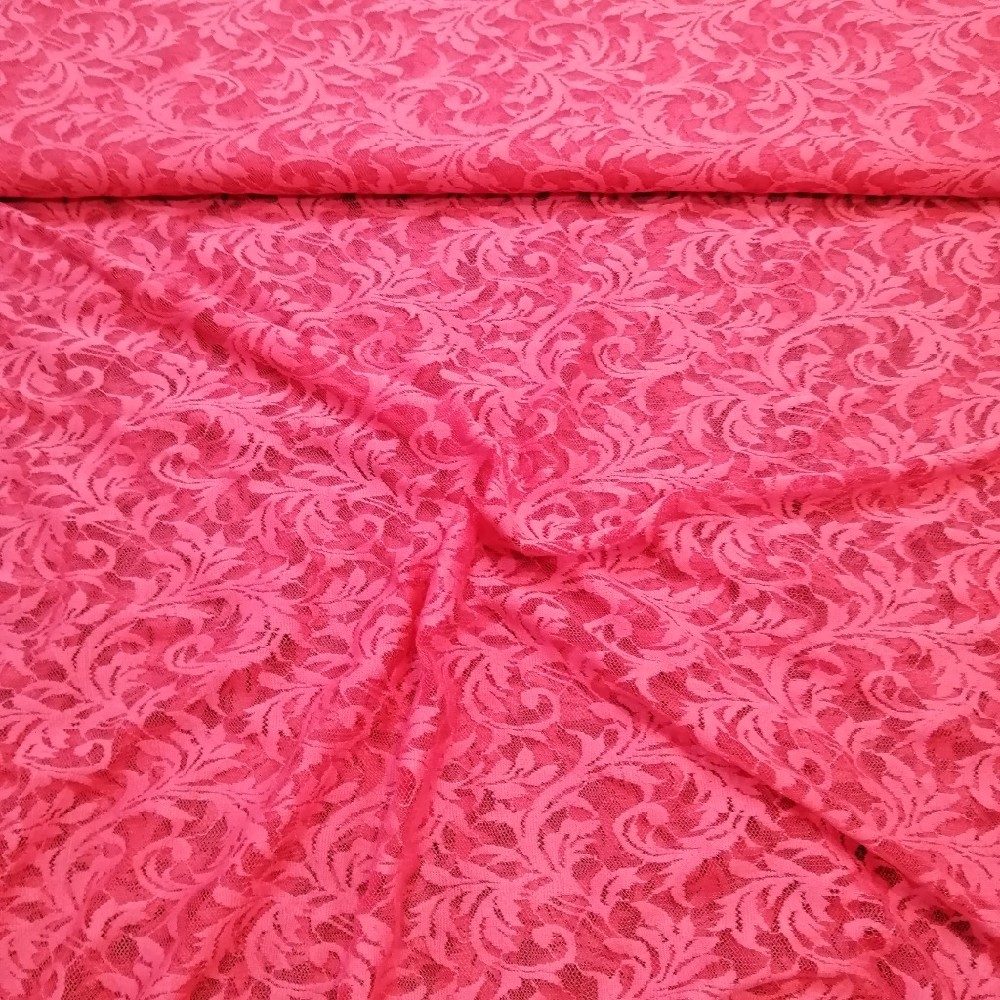 krajka elast.pink , š. 150 cm