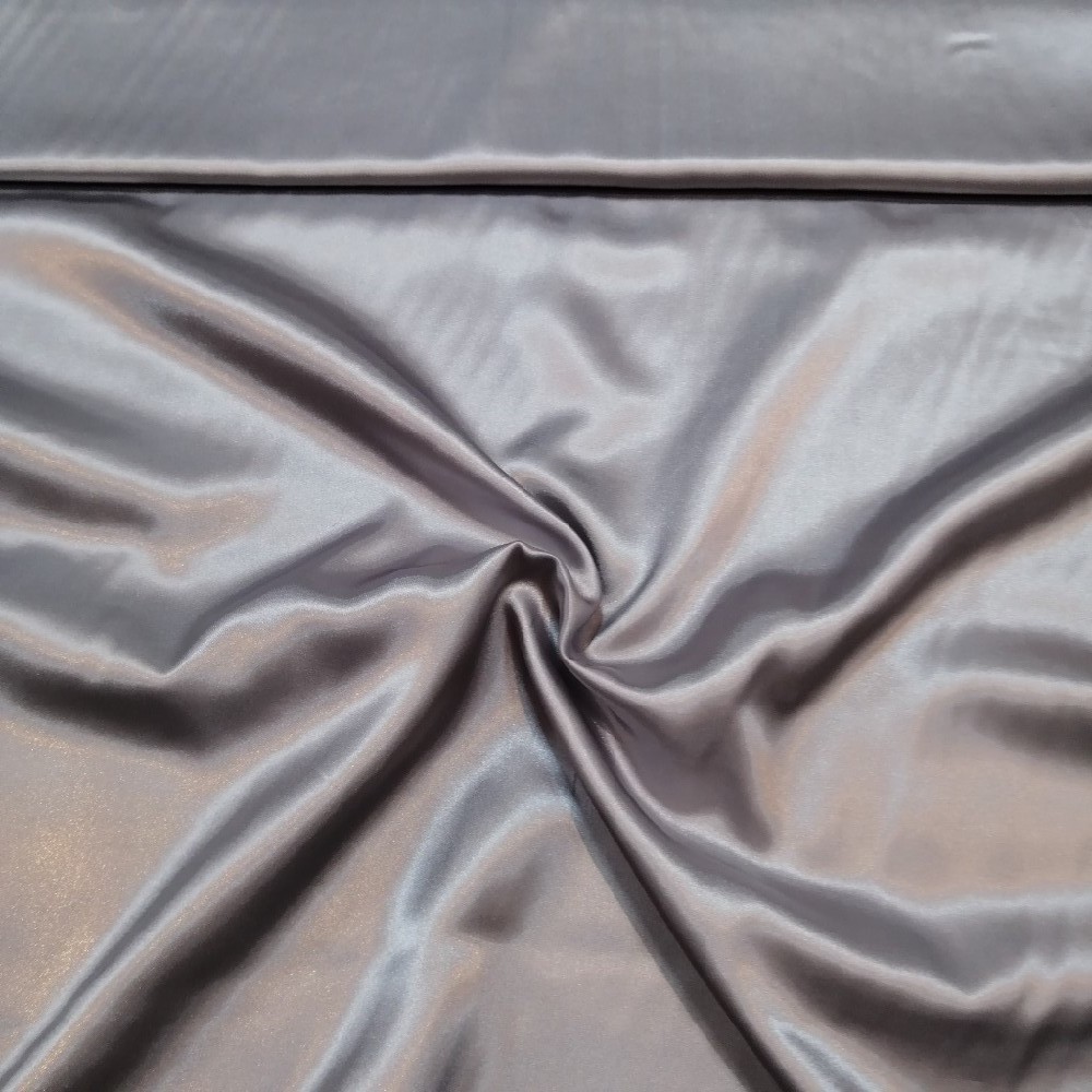 satén šedý s hedv.elast., š. 150cm