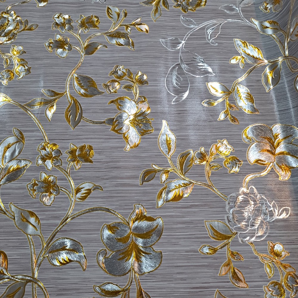 ubrus PVC zlaté kytky