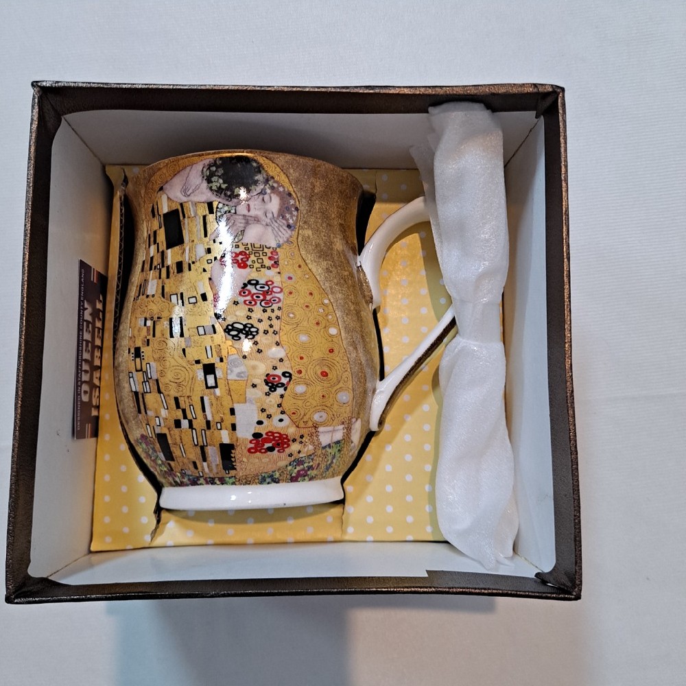 hrnek Klimt se lžičkou