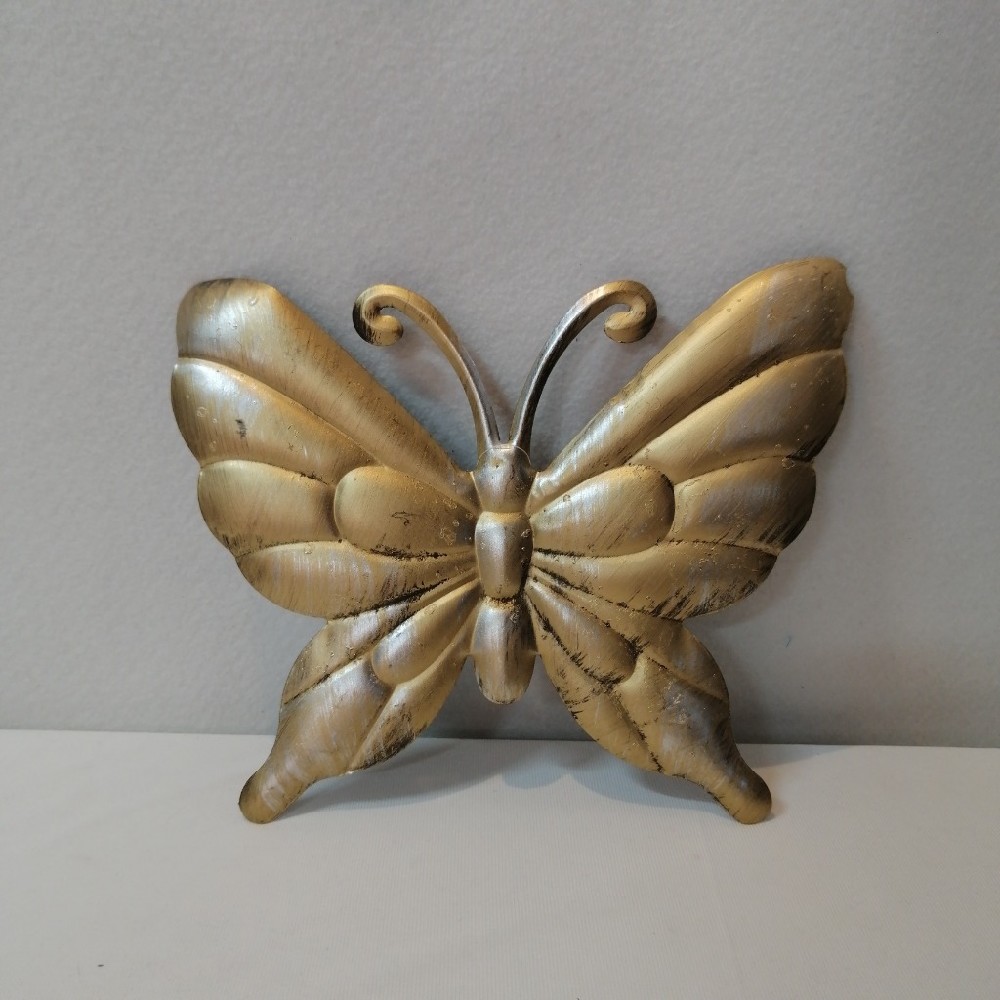 motýl kovový 30x25 cm