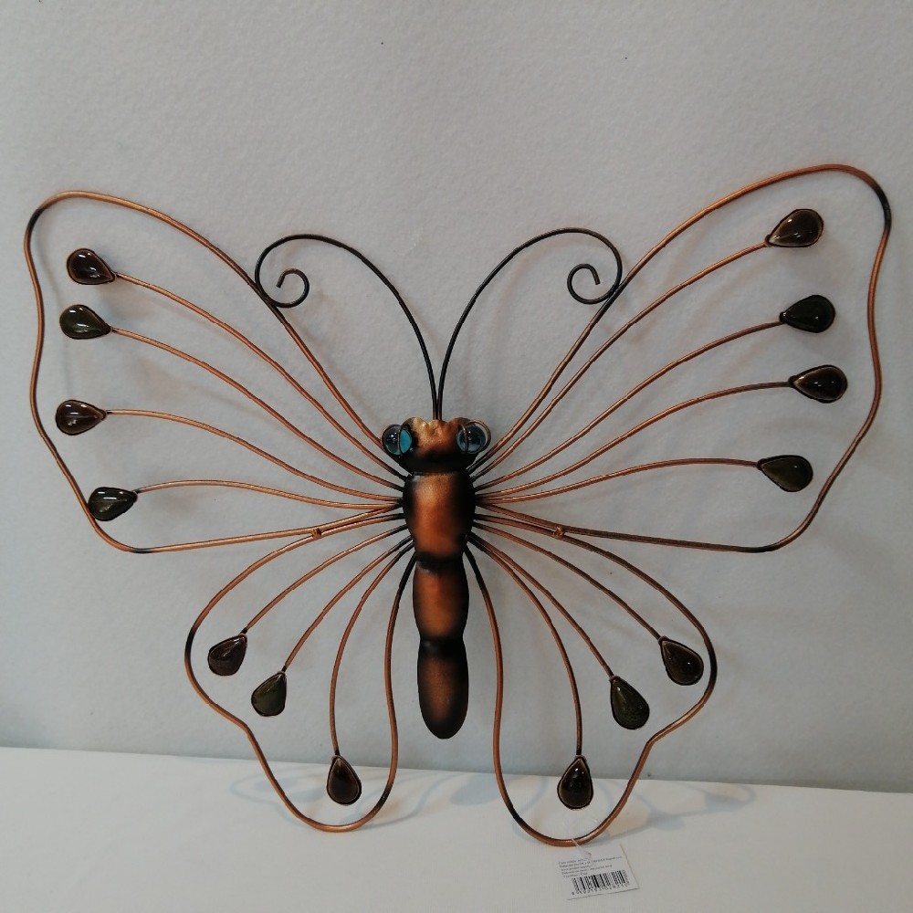 motýl kovový 50x40 cm