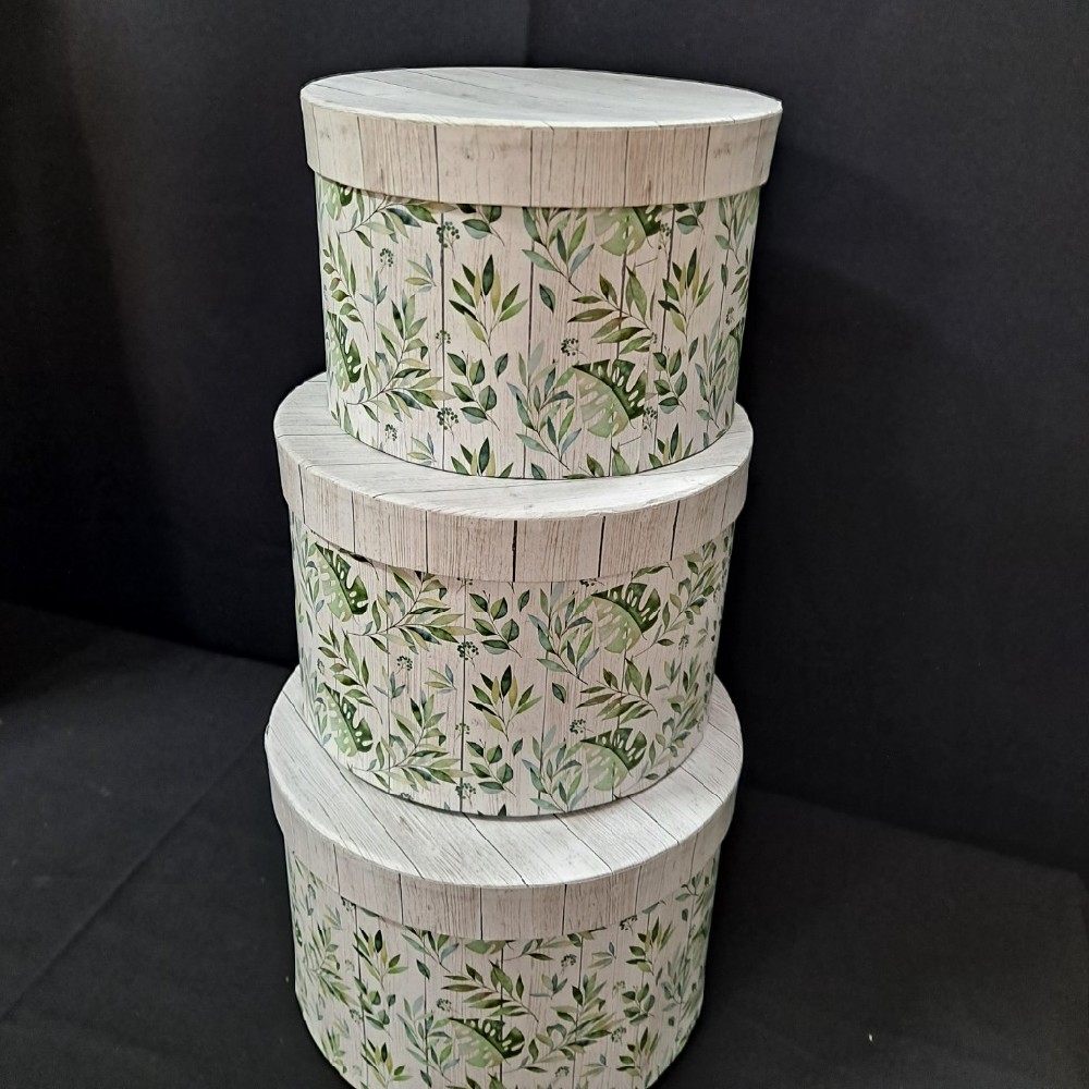 krabice kulatá papír 21cm