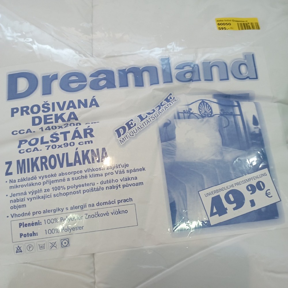 deka ložní Dreamland souprava 70v90  140x200