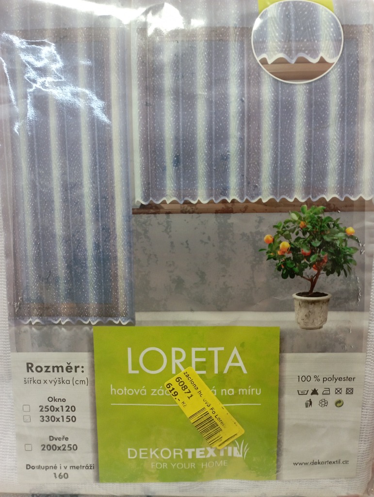 záclona hotová Fo Loreta  330x150