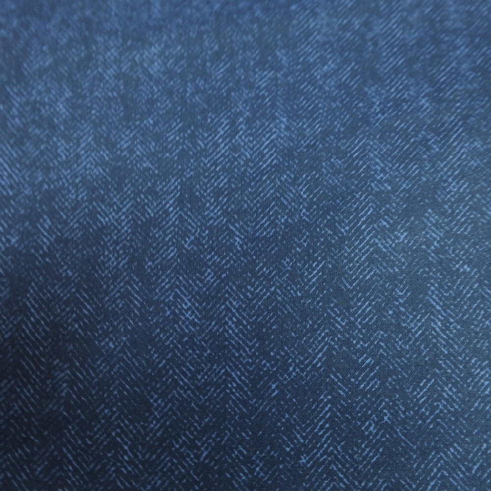 bavlna satén Nj.modrý jemný vzor