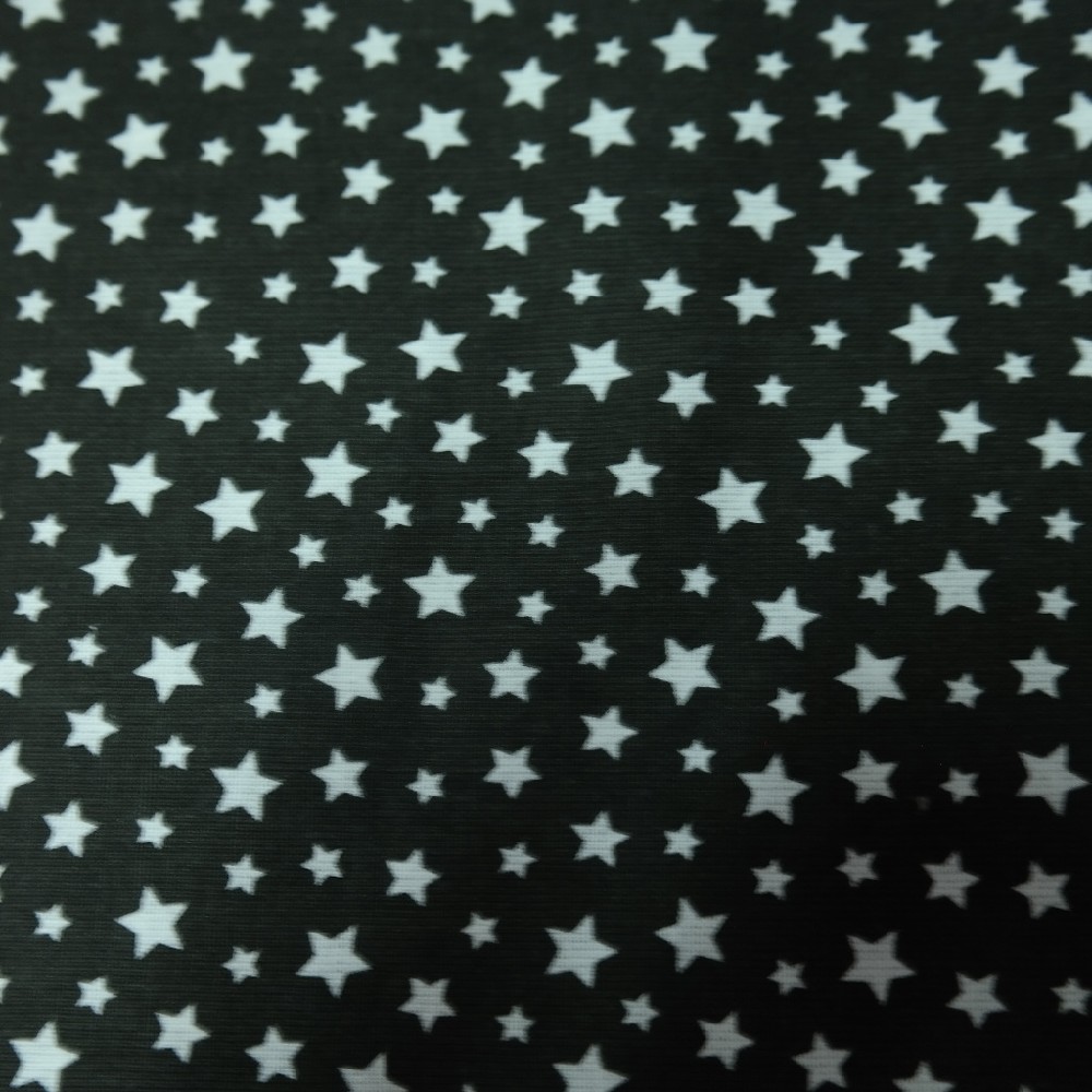 bavlna černo bílé hvězdičky 1690 cm
