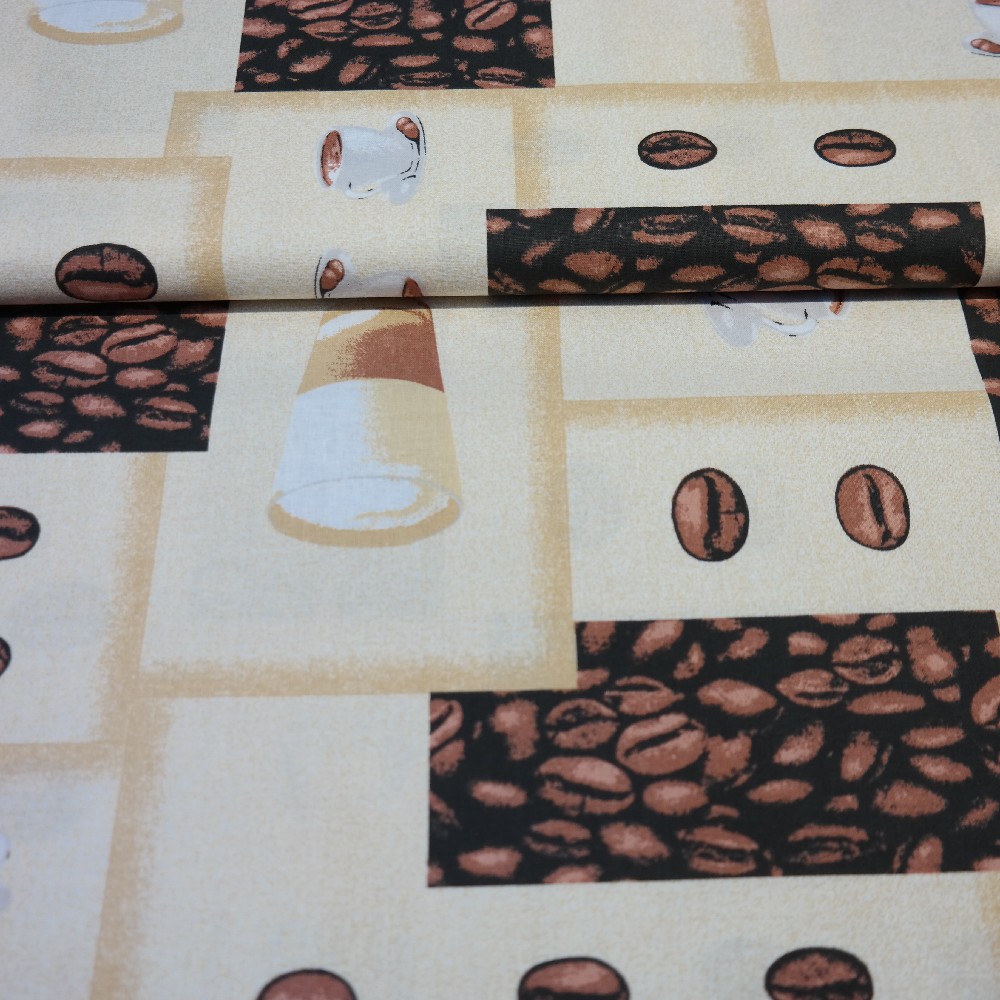 bavlna kávová zrna