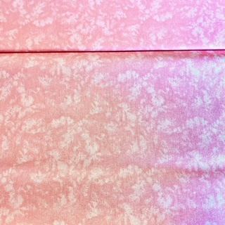bavlna růžová batika