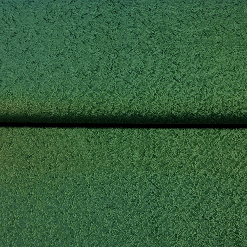 dekoračka tm. zelená, kreš š.140 polyester