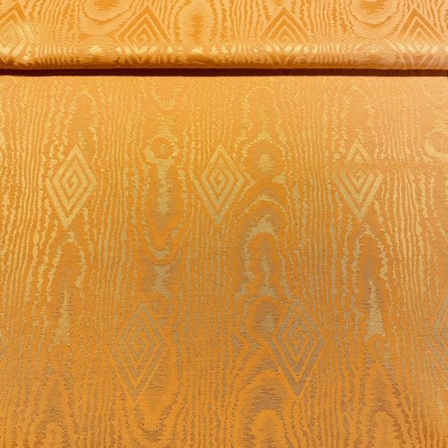 dekoračka oranžová-dřevo, lesklá š.160 PES