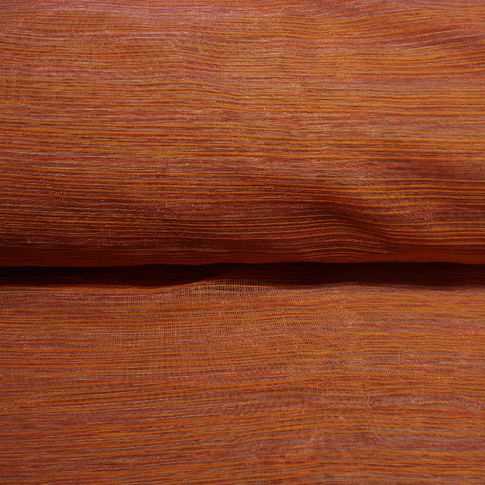 dekoračka průsvitná oranž. čáry š.330 PES