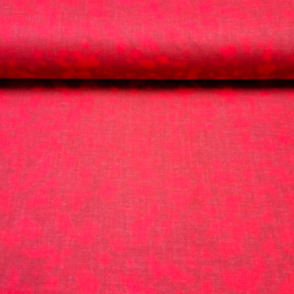 Bavlna červený mramor š.145cm