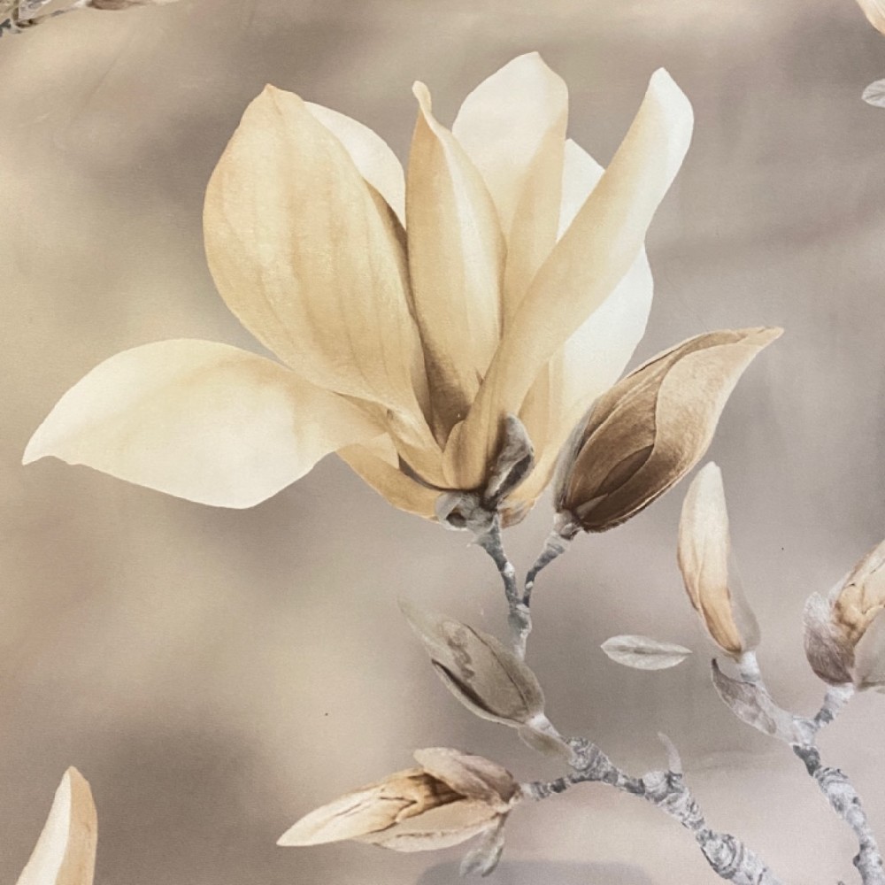 dekoračka magnolie na krémovém podkladě 361010/110/150