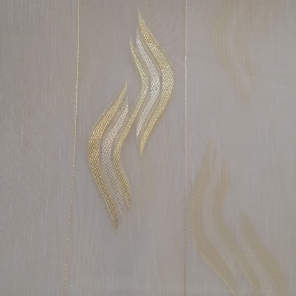 záclona RA bílozlatá v.290 cm