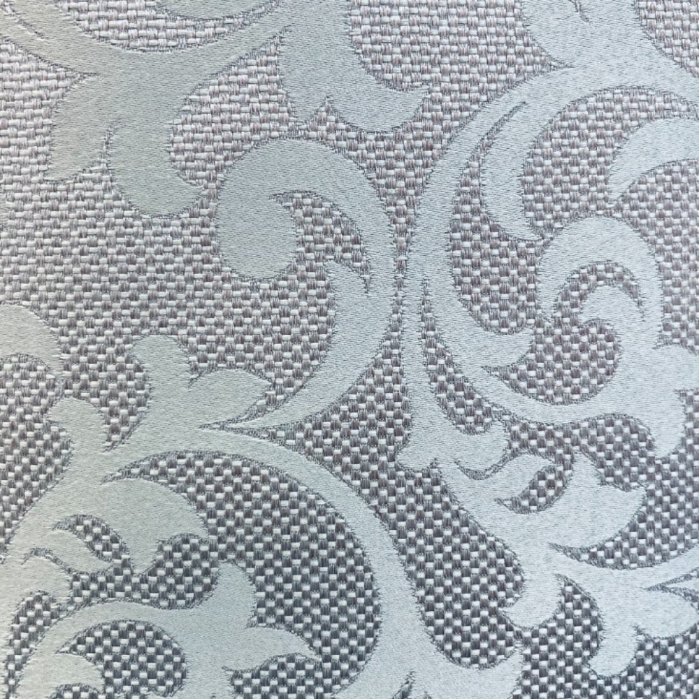 Dekoračka paisley zámecký vzor šedý 140cm