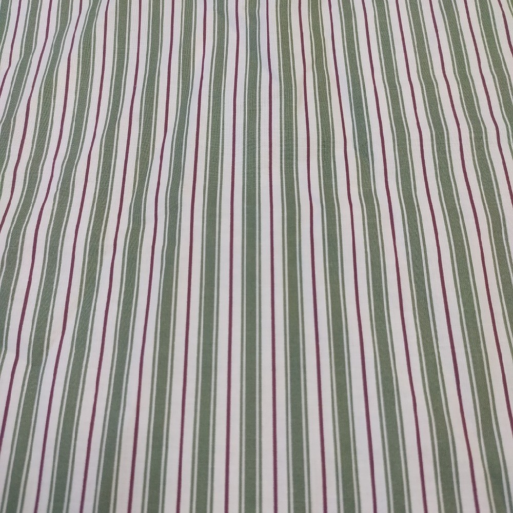 bavlna zeleno bordo natur proužek 150 cm