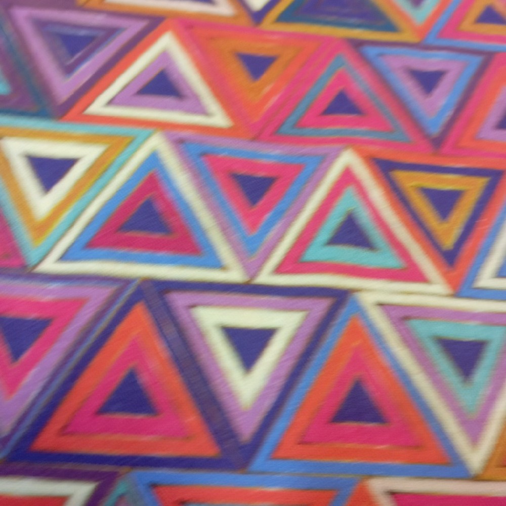 bavlna barevné trojúhelníky 160 cm