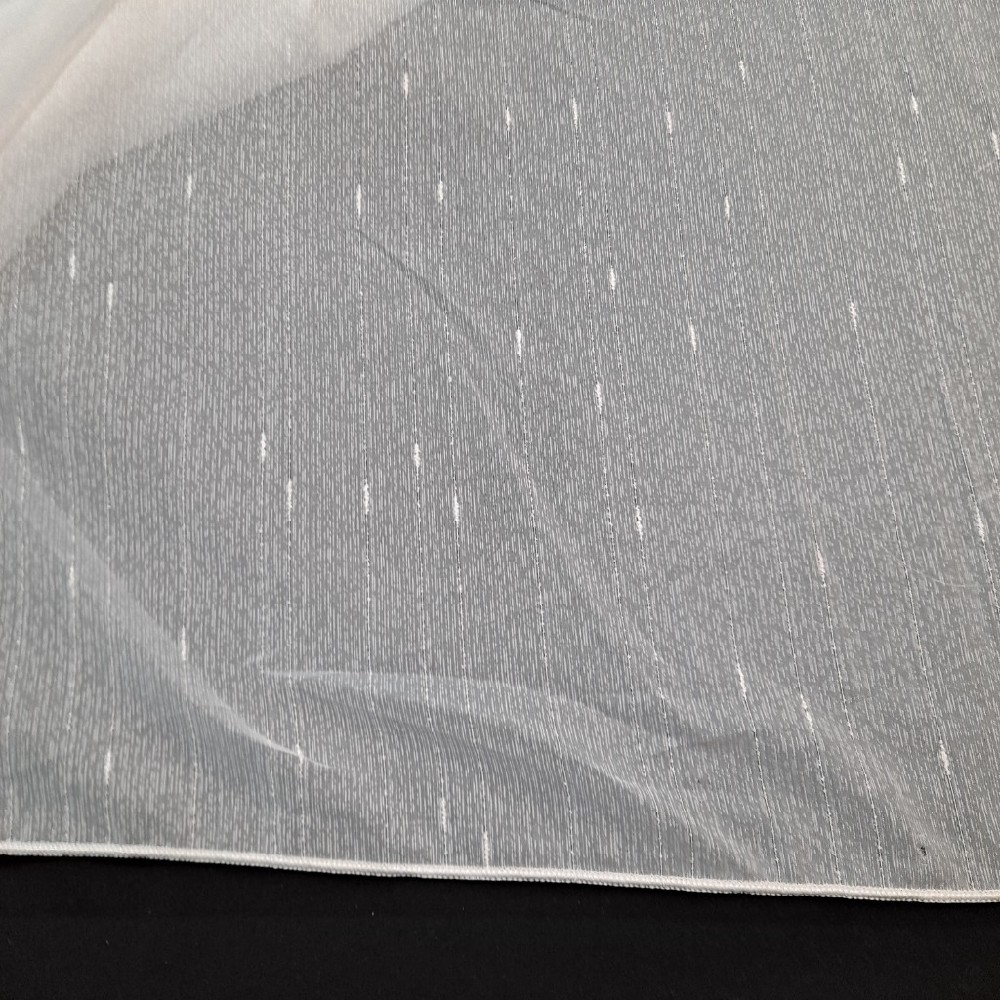záclona G 7858/180/bílý voál prší s olůvkem