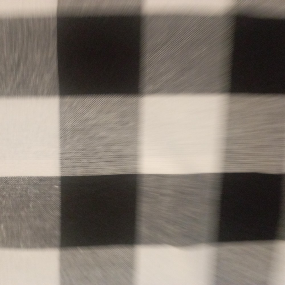 bavlna kanafas černobílá velká kostka  5 x 5 cm 140 cm