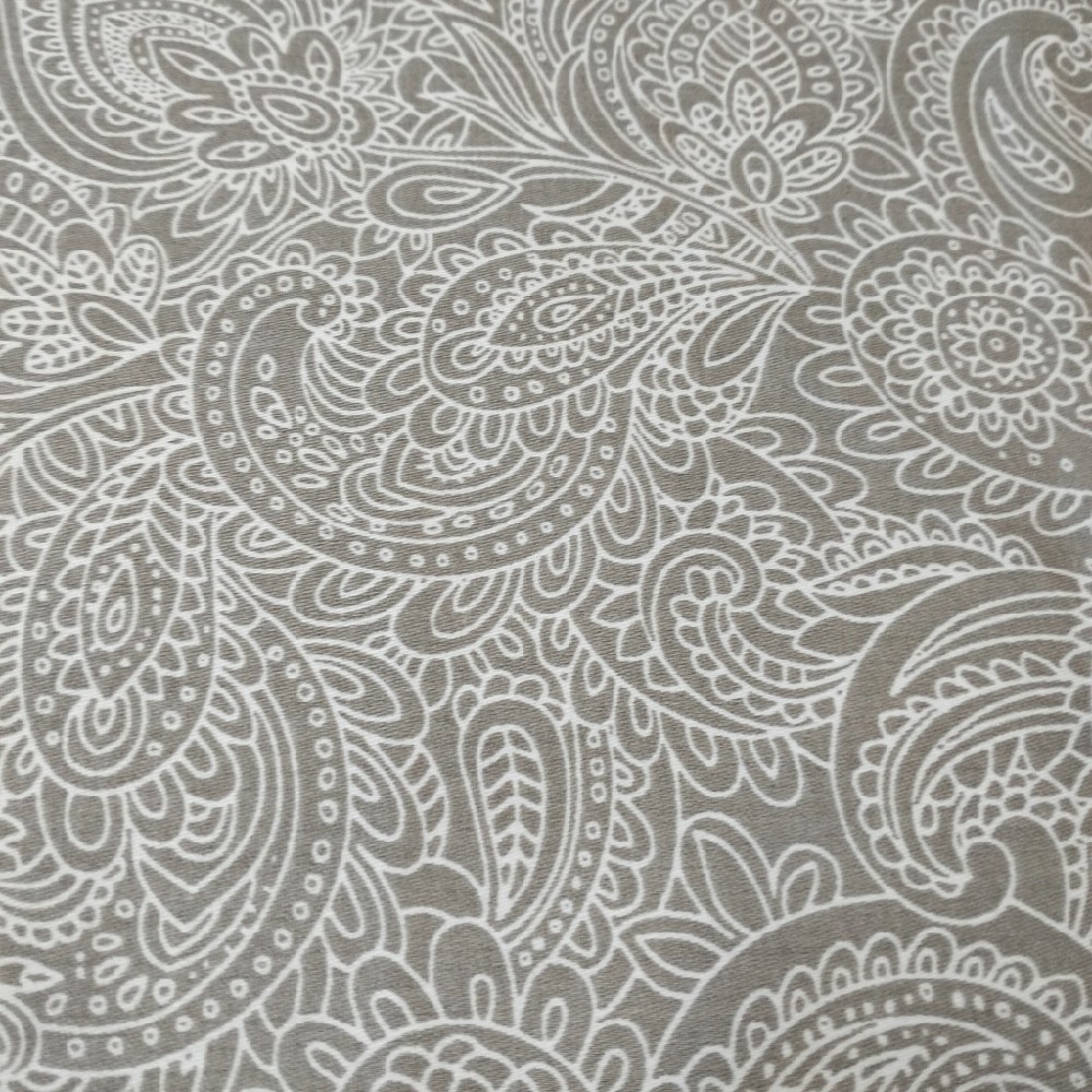 bavlna abstraktní vzor na bílém podkladě 150