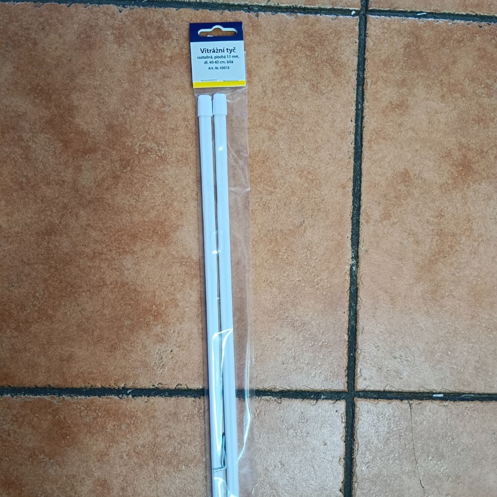 vitrážka plochá sada 2ks 100-145cm
