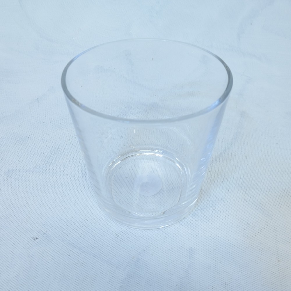 skleněný kyblík  15 cm
