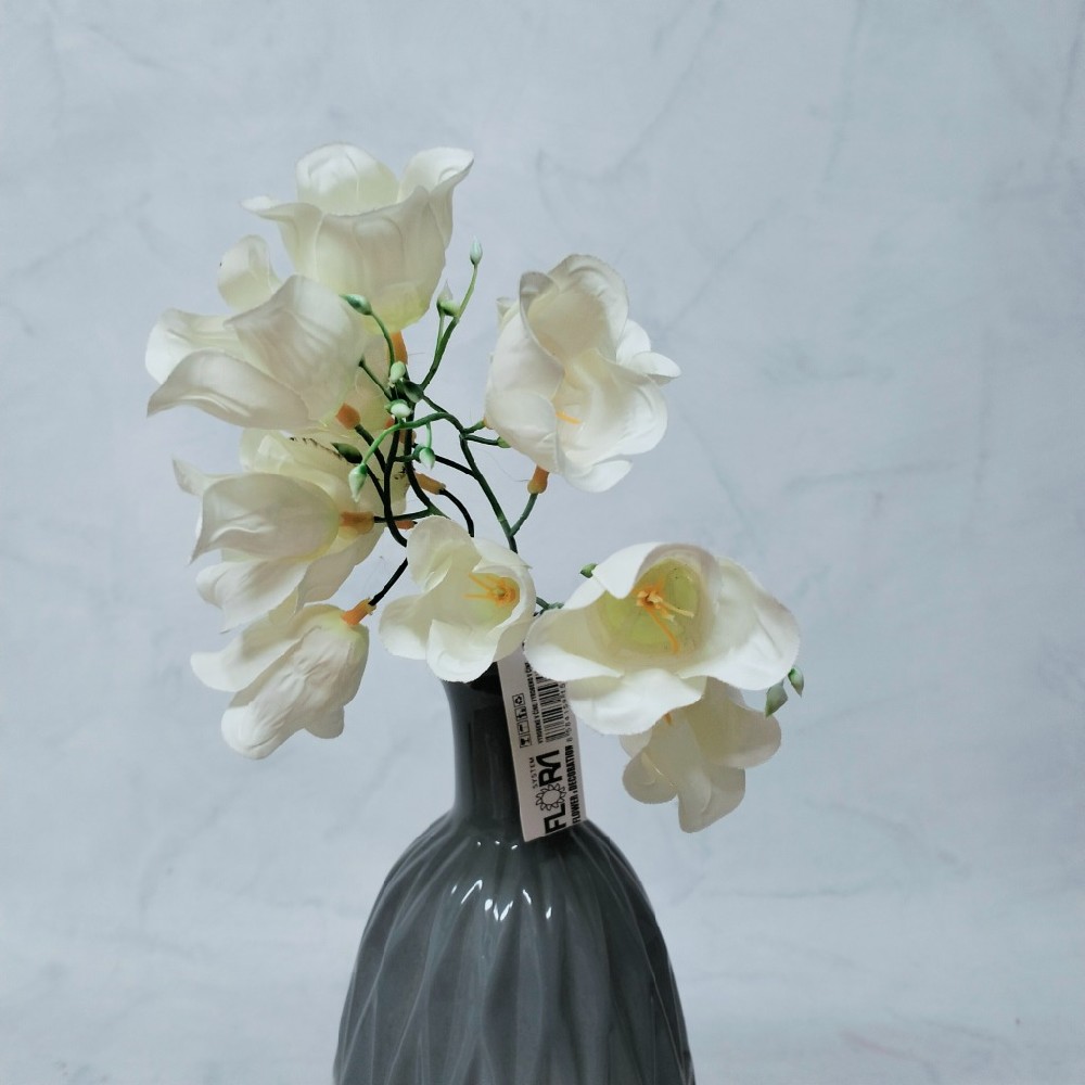 umělá květina zvoneček bílý 35cm