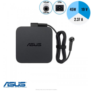 Napájecí adaptér nabíječka ASUS 45W 19V 2,37A ADP45-BW B konektor 4.0x1.35mm