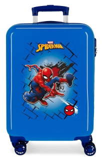 ABS Cestovní kufr Spiderman Red blue 55 cm